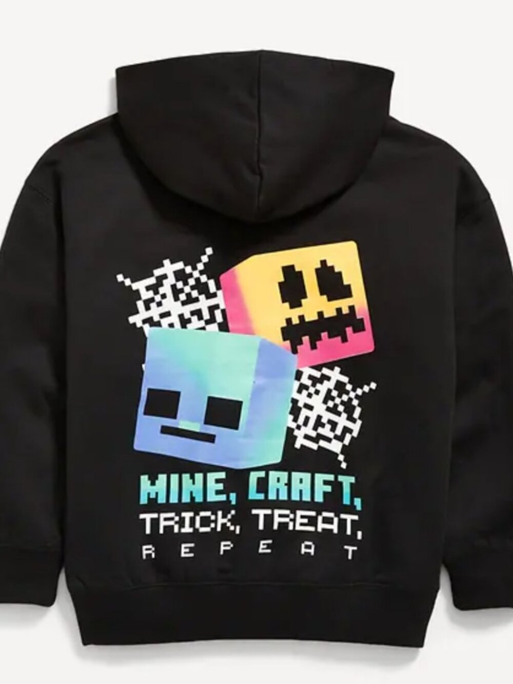 Minecraft Graphic Pullover Hoodie for Boys by Old Navy Size 5 (XS) NWT